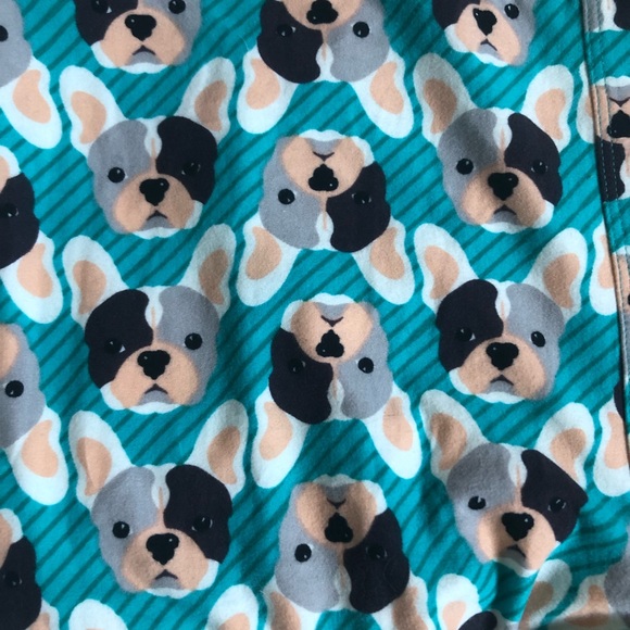 French Bulldog leggings (Blue) - Picture 2 of 3